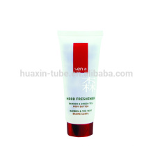 Hot-selling clear printed PE Round and clear plastic tube with Screw cap